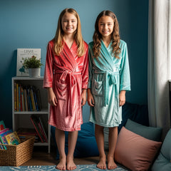 Luxury Personalized Velvet Robes for Kids