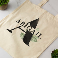 Wedding Gift bag Embroidered bag Personalized Bag Bridesmaid Gift Custom Initials Gifts Custom Tote Bag