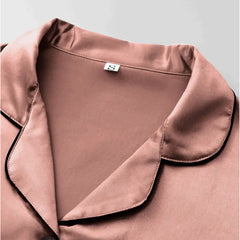 Satin Long Pajama Set Bridesmaid Long PJ Sets Long Pajamas Satin Pajamas Satin Pajama Set