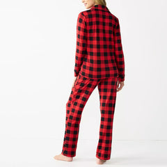 Holiday Pajamas Flannel Pajama set Bridle Pajama set Bridesmaid PJS Bridal party pajamas Christmas Lounge PJ Set