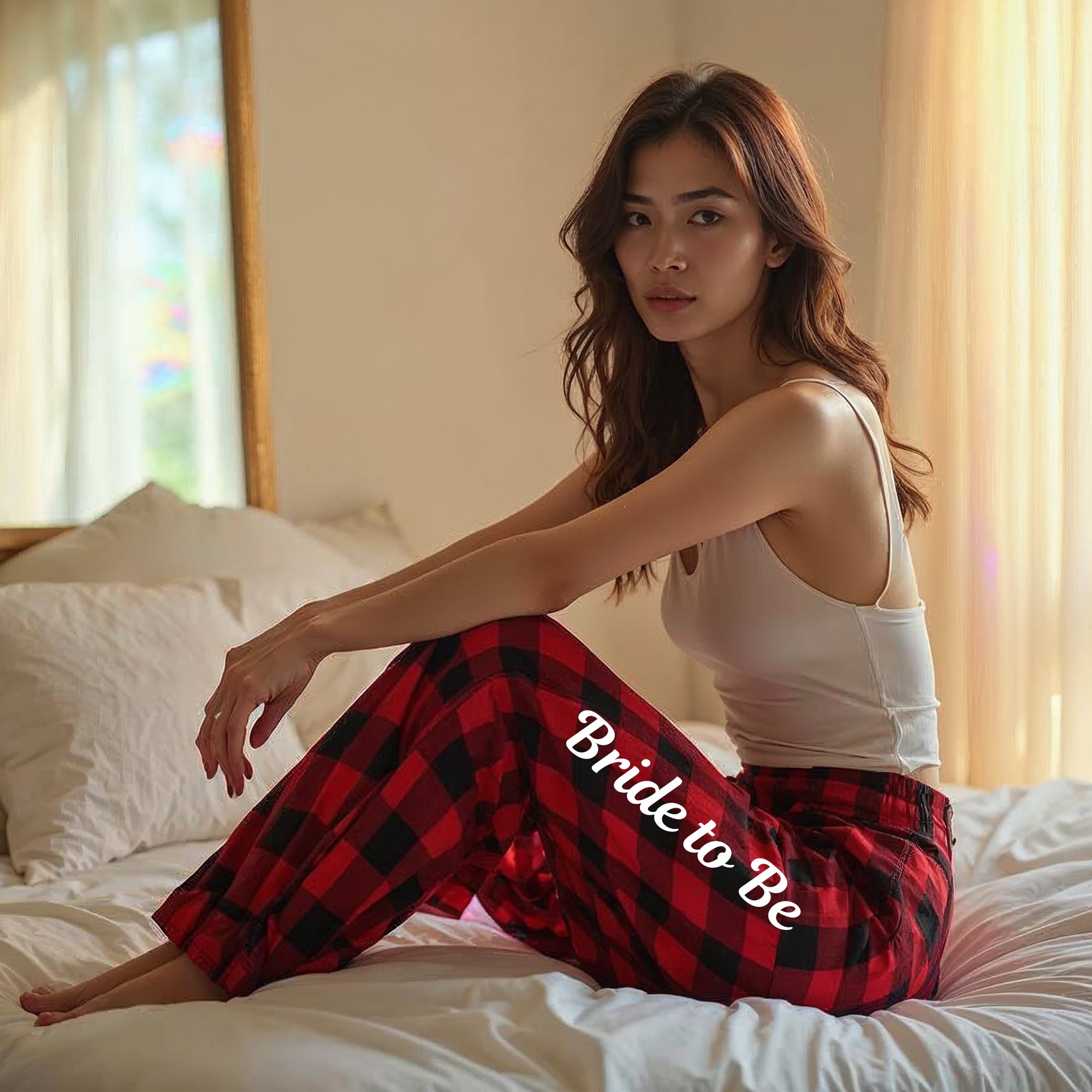 Customized Flannel Pajama Bridal Gift Usa