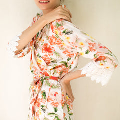 Bridal Robes  Bridesmaid Gifts Floral Robes Bridal Party Robes