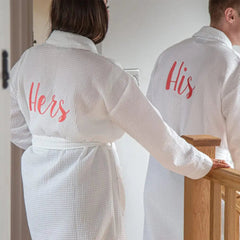 Couple Robes Personalized Robe Groom Robe Monogrammed with name robes  Embroidered  Gift Robe