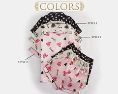 Custom love printed satin pajama set personalized pajama set bridesmaid gifts