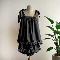 Luxury Silk Sleepwear Set  Bridal Sets Wedding Gifts Cami Set Women Top