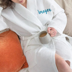 Bridal Waffle robes Custom Matching Robe Anniversary gift-Waffle long  Personalized robe