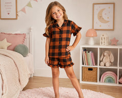 Kids Flannel Robes Short Pants – Wedding Favourite