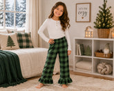 Kids Flannel Ruffle Pants – Wedding Favourite