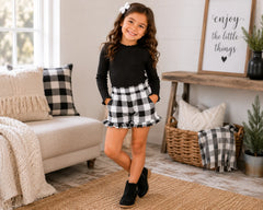 Kids Ruffle Flannel Shorts – Wedding Favourite