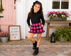 Kids Ruffle Flannel Shorts – Wedding Favourite