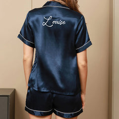 Satin Pajamas, Wedding Party Pajamas, Bachelorette Pajamas, Set of Pajamas, Bridal Pajamas Usa