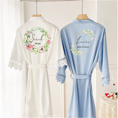 Bridal Party Robes Bridesmaid Robes Lace Robe Usa