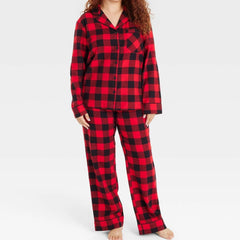Bridesmaid Flannel Pajamas Bridesmaid Flannels PJS Flannel Shirt Christmas Lounge Set Gift for Bridesmaid Holiday Pajamas