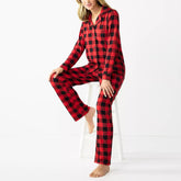 Christmas pajamas Women's pajamas pajama set Flannel pajama Bride Pajamas Bridesmaid Pajamas Holiday Pajamas
