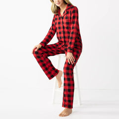 Christmas pajamas Women's pajamas pajama set Flannel pajama Bride Pajamas Bridesmaid Pajamas Holiday Pajamas