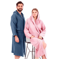 Personalized Hoody Bathrobe Hooded  Hooded Dressing Gown Personalized Hooded Robe Bathrobe For Bride