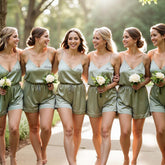 bridesmaid proposal gift wedding pajamas   bridal party pajamas set  Cami Pajama SET