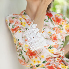 Bridesmaid Gifts  Floral Robes Getting Ready Robes Bridal Party Gift Bridesmaid Robes Set