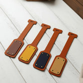 Leather Luggage Tag – Colourful Travel Bag ID Tag