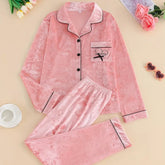 Personalized-Velvet-pyjama-set-wedding-favourite-usa