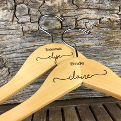 Mrs. Name Hanger Custom Wire Hanger Wedding Dress Hanger Bridal Hanger Personalized Hanger Wedding Hanger