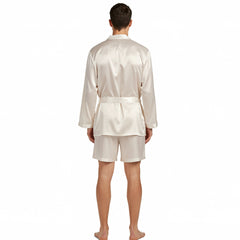 Men’s Satin Boxer Robe – Lightweight, Soft & Luxury Lounge Robe