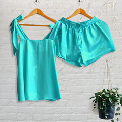 Tie Shoulder Cami and Shorts