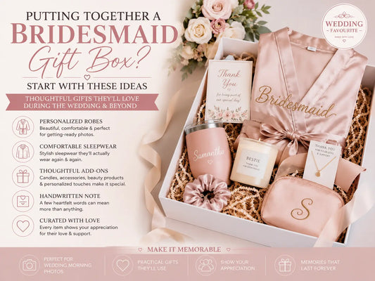 Putting Together a Bridesmaid Gift Box? Start With These Ideas