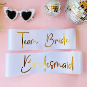 Custom Maid of Honor Sash | Team Bride Sash