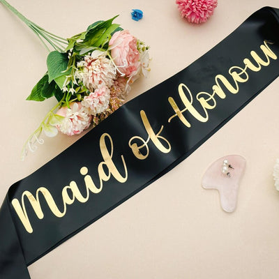 Custom Maid of Honor Sash | Team Bride Sash