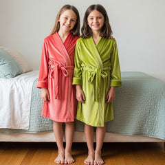 Personalized Velvet Robes for Kids