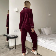 Velvet Personalized Women Pajamas Set