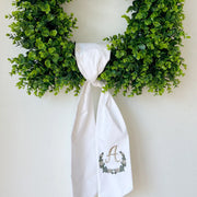 Custom Embroidered Wreath Sash