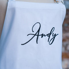 Personalized Embroidered Aprons