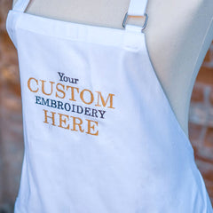 Personalized Embroidered Aprons