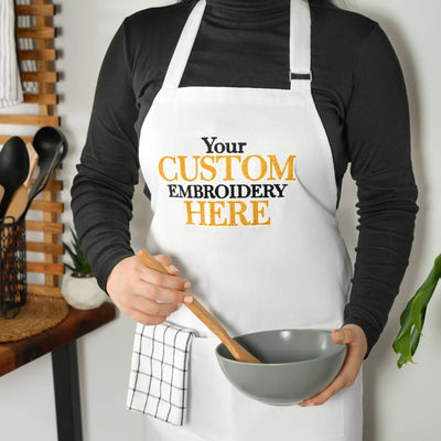 Personalized Embroidered Aprons