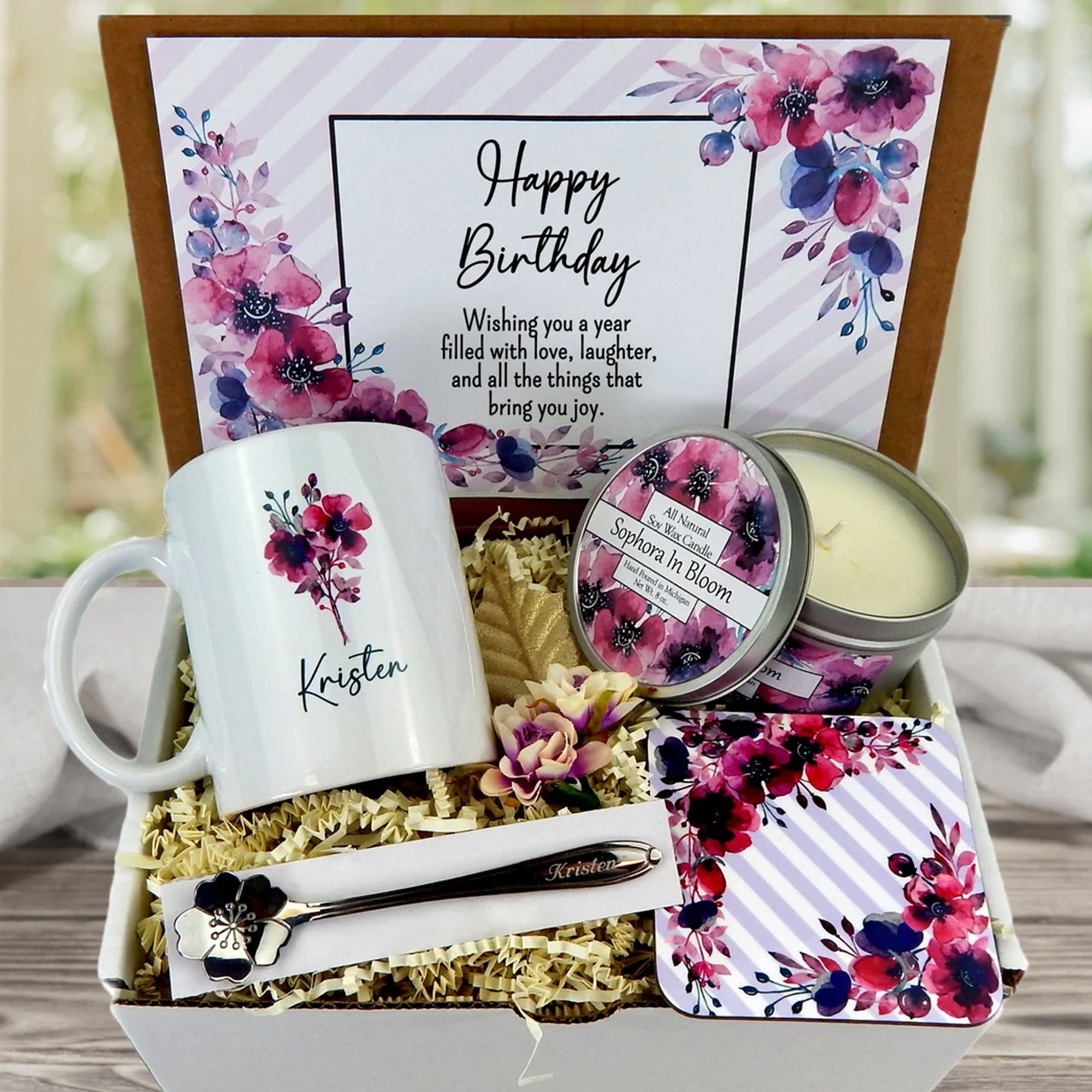 Personalized Birthday Gift Basket Custom Birthday Gift Set