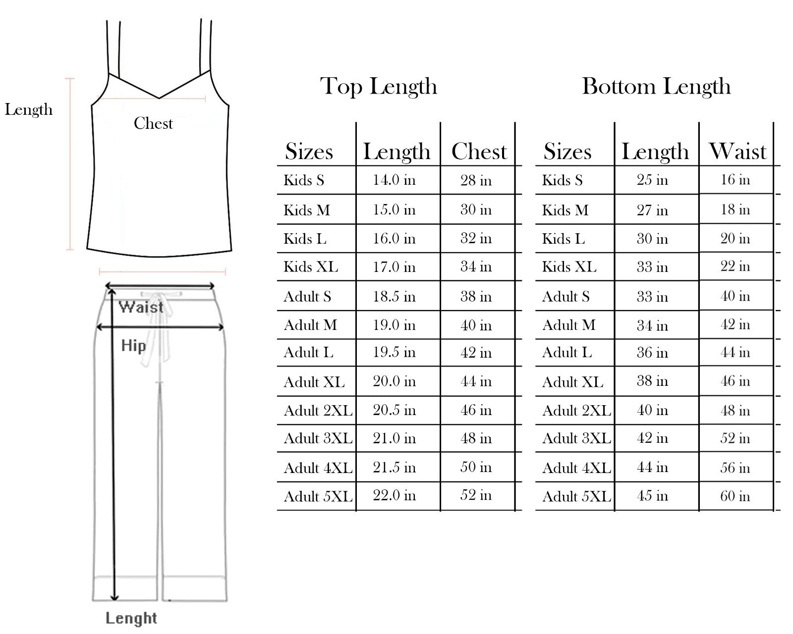 Silk Long Camisole Pajama Set