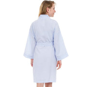 Cotton Seersucker Embroidery Robe Bride Robe Bridesmaid Robe Mother of Bride Robes