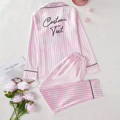 customisable-long-pajama-set-with-pink-stripes-usa-wedding-favourite