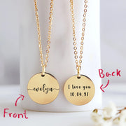 Customized Coin Pendent Personalized Coin Necklace Usa