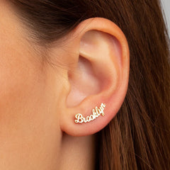 Name Earrings for Her Gift For Her Usa