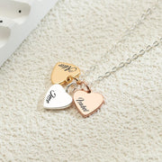 Engraved heart necklace Heart Necklace Usa