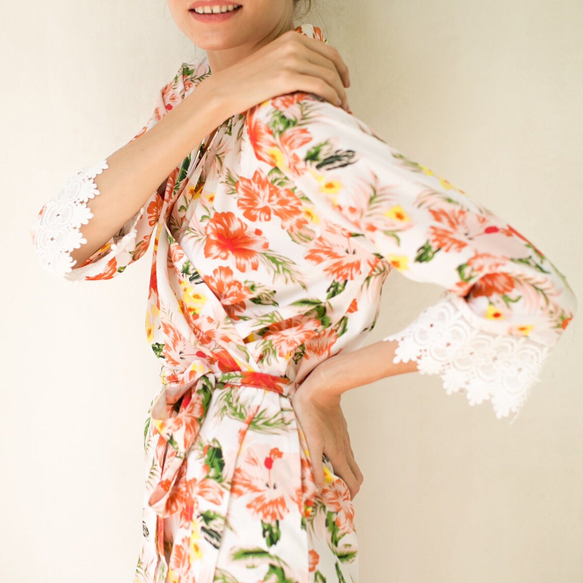 Bridal Robes  Bridesmaid Gifts Floral Robes Bridal Party Robes 