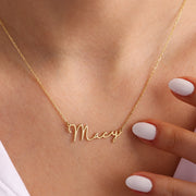 Personalized dainty jewelry Gold dainty name necklace Usa