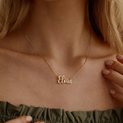 Dainty Name Pendent Custom Name Necklace Usa 