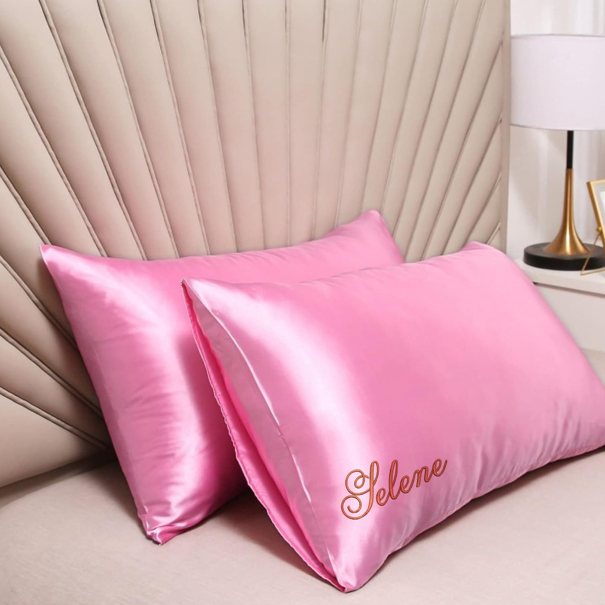 Satin pillow cover customized pillowcase