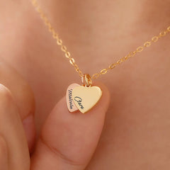 Personalized Name Necklace Heart Name Necklace Usa