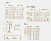 Flannel Pajama Size Chart Usa