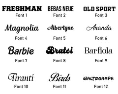 Font page Usa